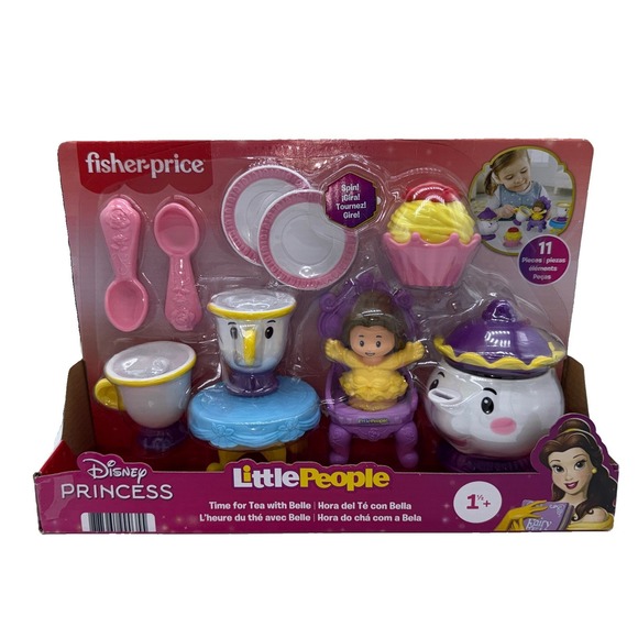 Fisher-Price Other - Fisher Price Little People Disney Princess Time for Tea with Belle Playset 2025